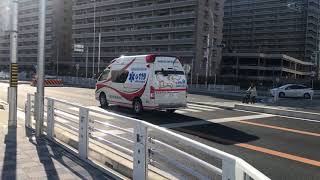 【緊急走行】名古屋駅に配属されている救急車緊急走行！そこの病院に入…らない！