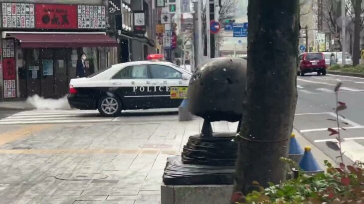 2022.02.18 事件発生？　愛知県警察　パトカー緊急走行！