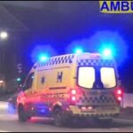 falck AMBULANCE A09 i københavn brandbil i udrykning Feuerwehr auf Einsatzfahrt 緊急走行 消防車