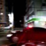 緊急走行 覆面パトカー 安全の為にサイレン赤色灯で走行 (2021年1月11日)(福岡)