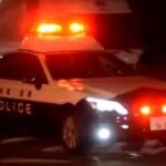 静岡県警察 220系クラウンパトカー 緊急走行