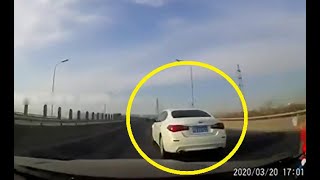 【煽り運転】あおり運転ドライバー（DQN）、敗北してしまう・・・・・　車破壊事故のドラレコ動画