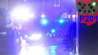 hovedstadens beredskab ST.H ABA KASTELLET brandbil i udrykning Feuerwehr auf Einsatzfahrt 緊急走行 消防車