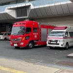 【緊急走行】豊橋市消防本部中消防署 アクティビーコンを搭載した救急車