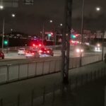 横浜消防　救急車イエルプサイレンで交差点に進入。ハイエースが緊急走行中の救急車おかまいなしに突っ込んできた