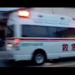 【緊急走行】姫路市消防局　飾西A救急車　夕暮れ時の道路を緊急走行！！
