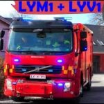 beredskab øst falck ST.LY OLIESPILD brandbil i udrykning Feuerwehr auf Einsatzfahrt 緊急走行 消防車