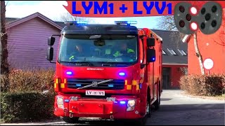 beredskab øst falck ST.LY OLIESPILD brandbil i udrykning Feuerwehr auf Einsatzfahrt 緊急走行 消防車