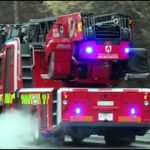 nordsjællands brandvæsen ST.BI ABA PLEJEHJEM brandbil i udrykning fire truck respond 緊急走行 消防車