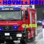 nordsjællands brandvæsen ST.HØ + ISL ABA MUSEUM brandbil i udrykning fire truck respond 緊急走行 消防車