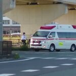 大洲地区消防　高規格救急車　緊急走行