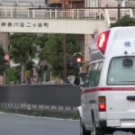 【横浜消防】神奈川消防署から出動する救急車🚑 / 救急車と並走する危険なバイク🛵！/ サイレン音割れさせながら緊急走行する救急車