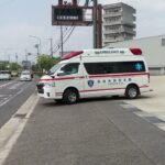 【緊急走行】豊田市消防本部中消防署から救急車が緊急走行！