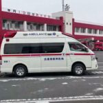 【緊急走行】安城消防署の前を緊急走行する救急車