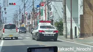 【埼玉県警察】210系クラウンパトカー緊急走行！