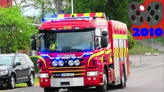 räddningstjänsten hässleholm AUTOMATLARM SKOLA brandbil i utryckning fire truck respond 緊急走行 消防車