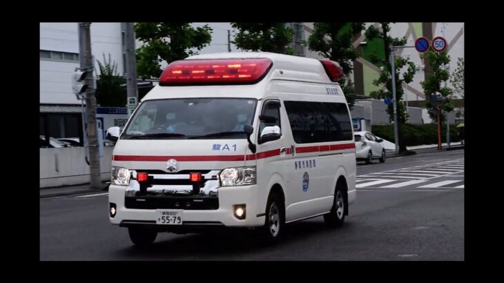 【緊急走行】静岡市消防局 駿河消防署 救急車 ( 駿河救急1 )