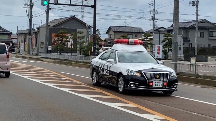 新潟県警察　燕2  緊急走行