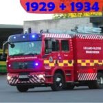 lolland falster brandvæsen falck ST.NYK ABA SKOLE brandbil i udrykning fire truck respond 緊急走行 消防車