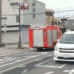 【緊急走行】江南市消防本部ポンプ車  救急支援