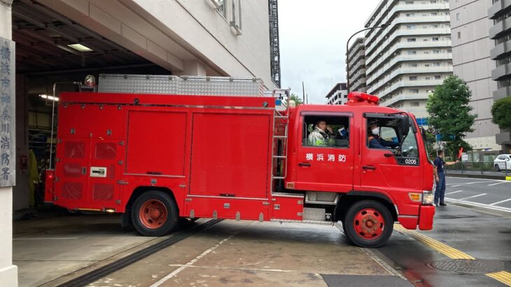 【緊急走行】横浜消防神奈川消防署浦島2その他災害で出場！