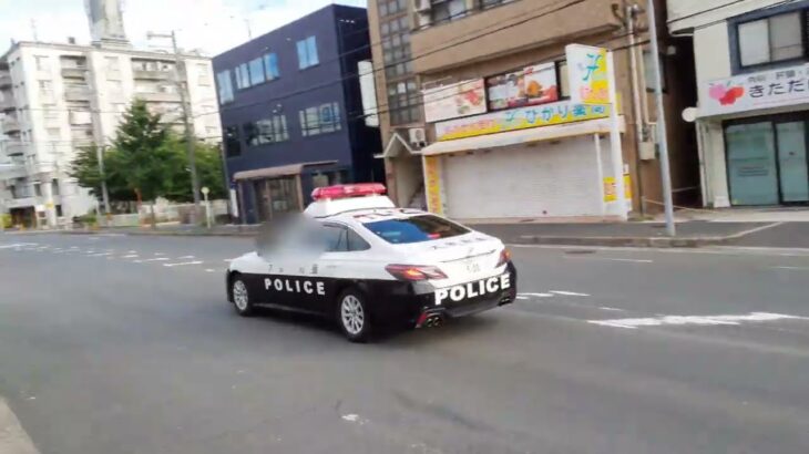 【パトカー緊急走行】大阪府警・和泉２号　クラウン２２０系　Japanese　Osaka　Police