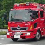 大洲地区消防 救助工作車 大洲救助 緊急走行