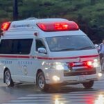 【金沢市消防局】緊急走行！救急車が交差点に進入！
