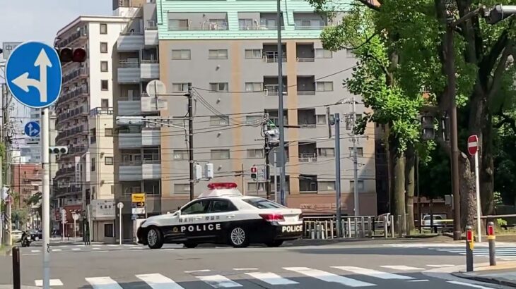 神奈川県警伊勢佐木警察署パトカー緊急走行‼️