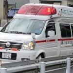 松戸市消防局　二代目パラメディック救急車　馬橋救急1緊急走行