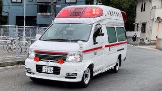 【福岡市消防局】救急2代走 西本署予備車救急32 緊急走行
