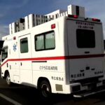 トライハート救急車　帯広救急4による緊急走行