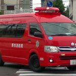 消防車緊急走行【430】堺市消防局　調査車【Japanese fire enjine】