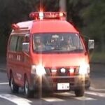 消防車緊急走行【434】堺市高石市消防組合　本部・調査車【Japanese fire enjine】