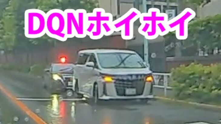 DQNホイホイ！直進↑信号で左折する車を、何処からともなく現れた覆面パトカーが赤上げ緊急走行で検挙