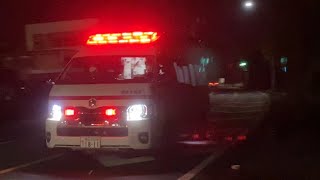 『緊急走行スピード何キロ？』越谷市消防局『大相模分署』救急大相模1 緊急走行シーン！