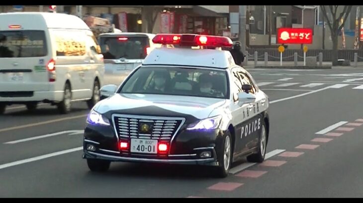 パトカー緊急走行【111】大阪府警　堺警察署２号車【Japanese Police car】