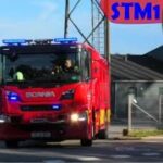 frederiksborg brand & redning ST.ST ILD CONTEINER brandbil i udrykning fire truck respond 緊急走行 消防車