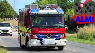nordsjællands brandvæsen ST.AL BYGB VILLA brandbil i udrykning Feuerwehr auf Einsatzfahrt 緊急走行 消防車