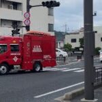 鳥取県東部消防局　消防車緊急走行