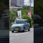 パトカー緊急走行　岡山県倉敷市水島　一時停止違反車を追跡中！