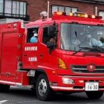 【新潟市消防局】救急支援事案に出場中の北タンク #消防車 #緊急走行 #タンク車  #救急支援