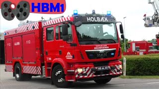 vestsjællands brandvæsen falck ST.HB ABA PLEJEHJEM brandbil i udrykning fire truck respond 緊急走行 消防車