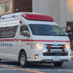 【春日部市消防本部！】武里分署　救急武里1  埼玉県越谷市付近　救急車。緊急走行！