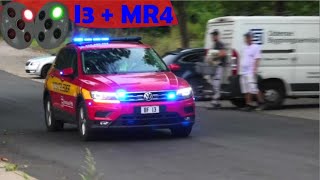 ST.ÅSUM ABA beredskab fyn brandbil fra odense i udrykning Feuerwehr auf Einsatzfahrt 緊急走行 消防車