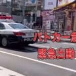 警察　警察官　パトカー　急に爆音サイレン鳴らして緊急走行！！#警察 #警察24時 #新宿 #緊急出動 #緊急走行 急加速！！