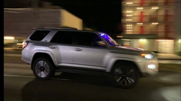 [4K]ホノルル警察 覆面パトカー 緊急走行