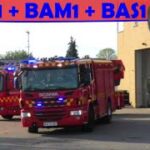beredskab øst falck ST.BA ABA KONTORHUS brandbil i udrykning Feuerwehr auf Einsatzfahrt 緊急走行 消防車