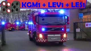 brand & redning ST.LE ABA INDUSTRI. brandbil i udrykning Feuerwehr auf Einsatzfahrt 緊急走行 消防車