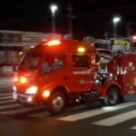 【消防車緊急走行】和泉消防署　夜間の緊走！